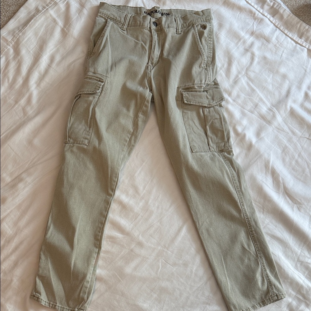 U.S. Polo Assn. Beige Cargo Pants